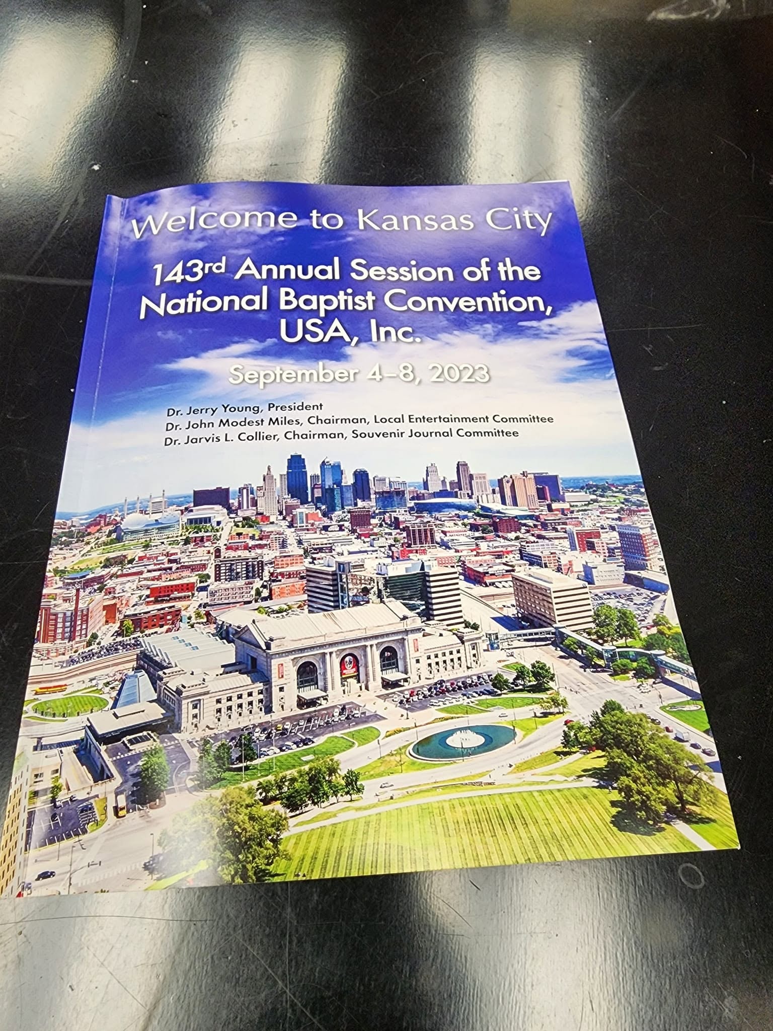 143rd Annual Session National Baptist Convention Kansas City 2023 conference program — printed by Farris Media
